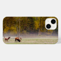 Grazing Elk Couple iPhone Case