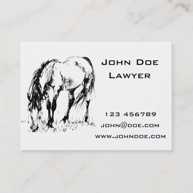 Equine Business Cards & Profile Cards | Zazzle CA