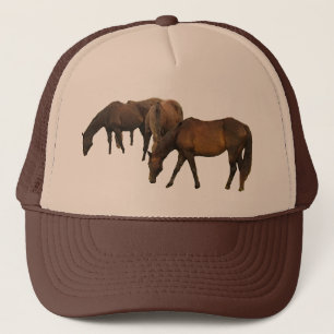 Grazing Horses Trucker Hat