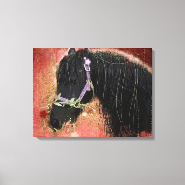 Grazing in the fields - Wrapped Canvas (Front)