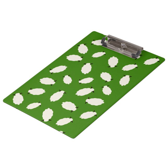 Grazing Sheep Flock Clipboard (Angled)