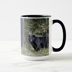 Grazing Wild Black Bear Wildlife Photo Mug