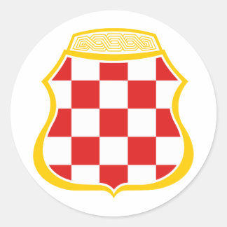 Grb Herceg-Bosne Classic Round Sticker
