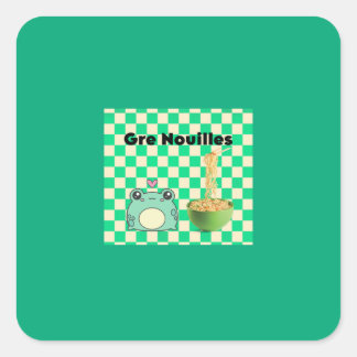 Gre noodles square sticker