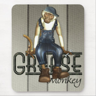 Grease Monkey Mousemat Mouse Pad