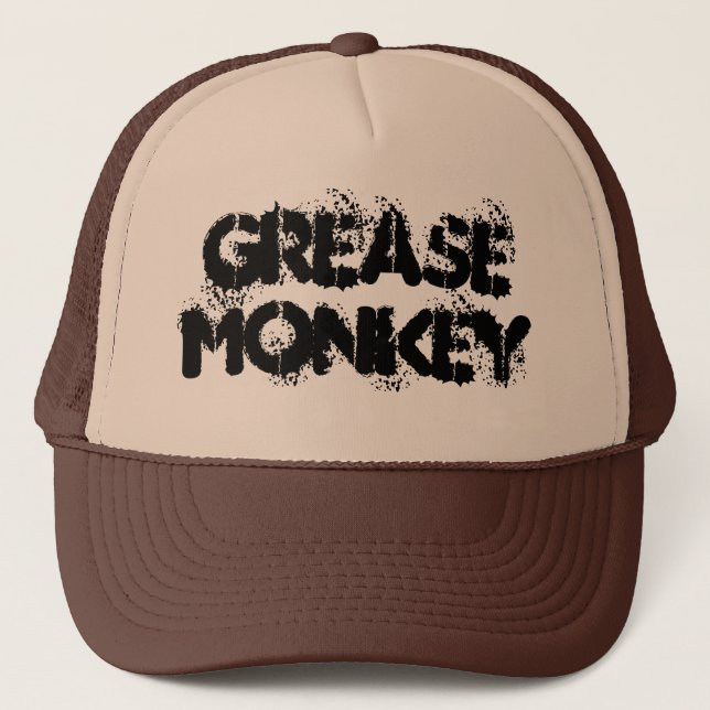 Grease Monkey Trucker Hat (Front)
