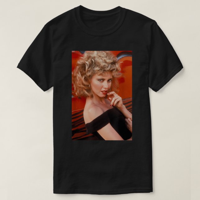 Grease Sandy Black Dress Photo T-Shirt (Design Front)