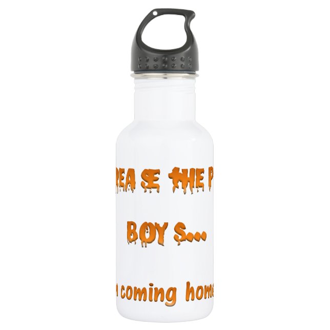 Grease the pig boys I'm coming home 532 Ml Water Bottle (Front)