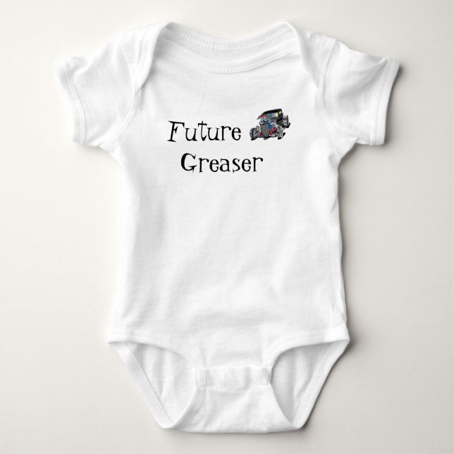 Greaser Baby Bodysuit (Front)