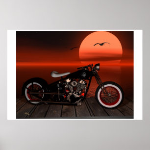 Greaser Sunset Poster
