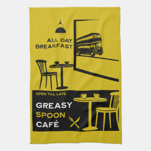Greasy Spoon English Breakfast Kitchen Towel
