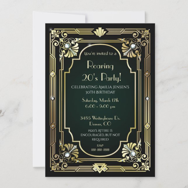 Great 30th Birthday Invitation (Front)