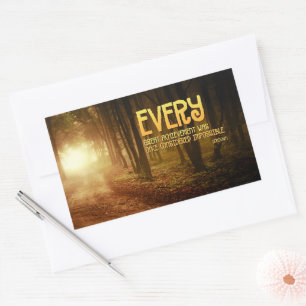 "Great achievements" Inspirational Quote Sticker