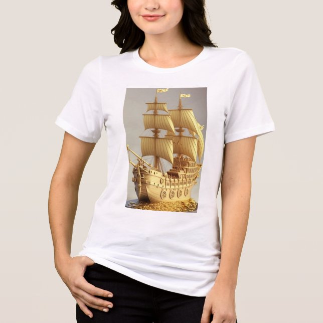Great achievements start with small steps Tri-Blend shirt (Front)