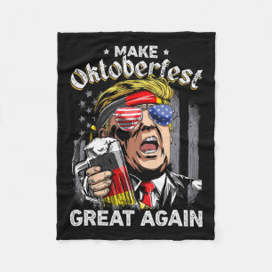 Great Again Funny Trump Prost Beer Mug Men Fleece Blanket