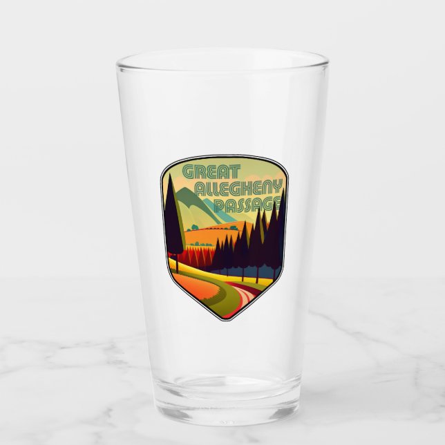 Great Allegheny Passage Colours Glass (Front)