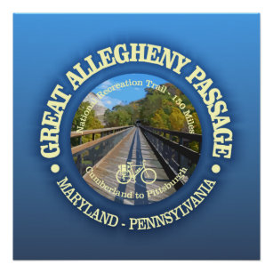 Great Allegheny Passage (cycling c) Poster