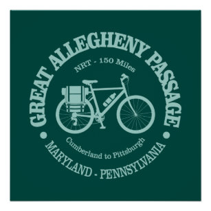 Great Allegheny Passage (cycling) Poster