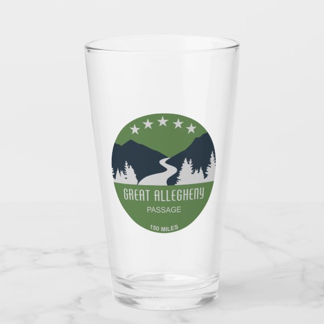Great Allegheny Passage Glass (Front)