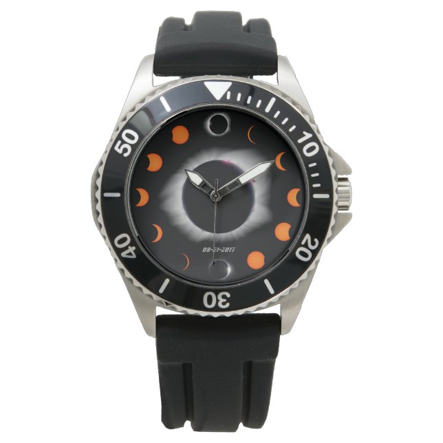 Great American Eclipse Original Photographs Watch (Front)