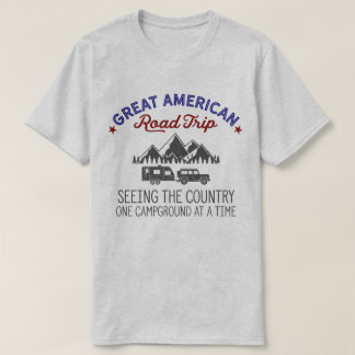 Great American Road Trip T-shirt, RV Camping Shirt