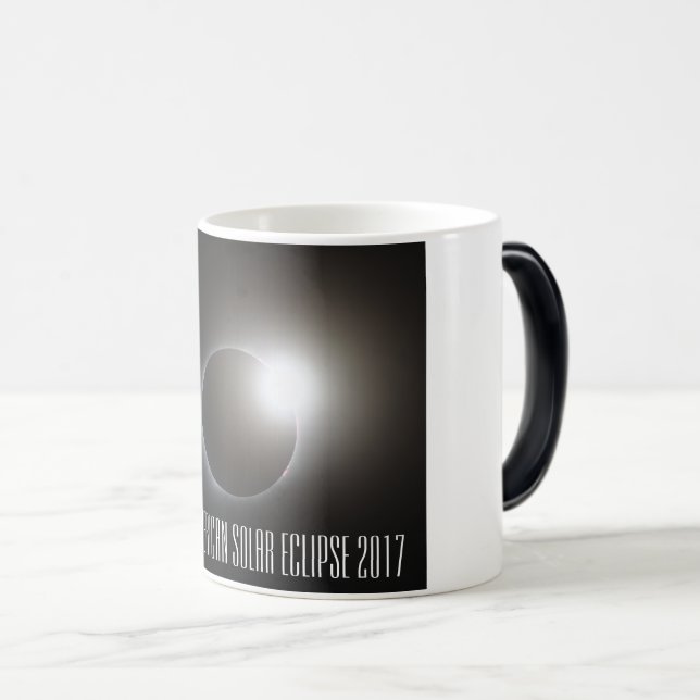 Great American Solar Eclipse 2017 Morphing Mug (Front Right)
