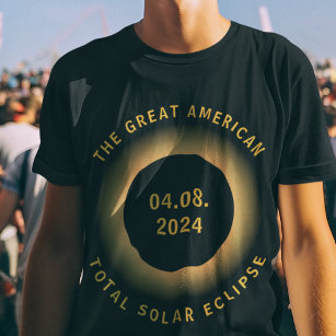 Great American Total Solar Eclipse 8 April, 2024 T-Shirt