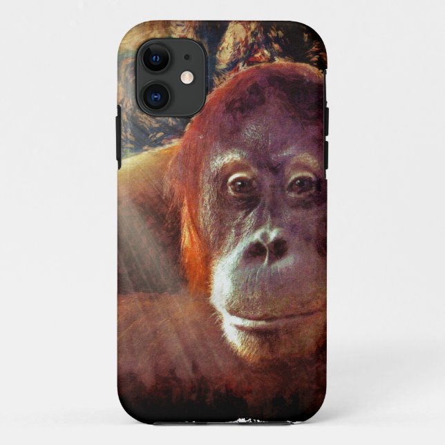 Great Ape Orangutan Wildlife Animal-Lovers Case-Mate iPhone Case (Back)