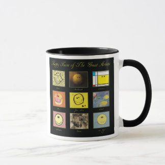 great artist happy face mug