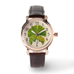 Great Arts & Crafts Ginkgo Leaves Watch