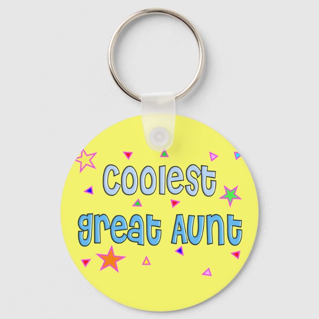 Great Aunt Gifts Keychain (Front)