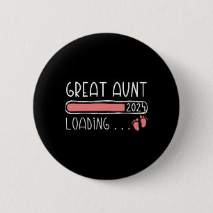 Great Aunt Loading 2024 Family Pregnancy 2 Inch Round Button