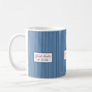 Great Auntie Est 2026 Mug   Pregnancy Announcement