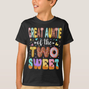 Great Auntie Of The Two Sweet 2nd Birthday Girl Do T-Shirt