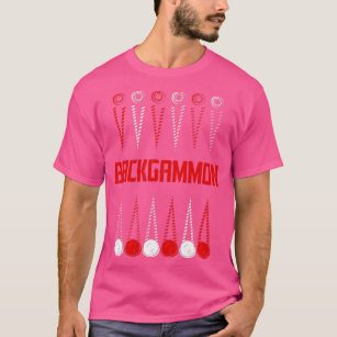 Great Backgammon Lover Saying Board Games Player   T-Shirt