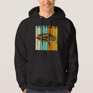 Great Barracuda Cuda Fishing Wildlife Saltwater Fi Hoodie