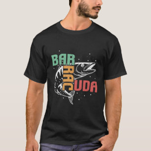 Great Barracuda Cuda Fishing Wildlife Saltwater Fi T-Shirt