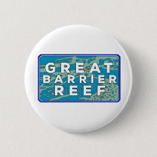 Great Barrier Reef 2 Inch Round Button