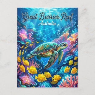 Great Barrier Reef Australia Postcard