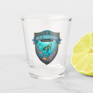 Great Barrier Reef Australia Shot Glass