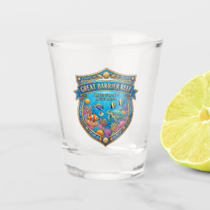 Great Barrier Reef Australia Shot Glass