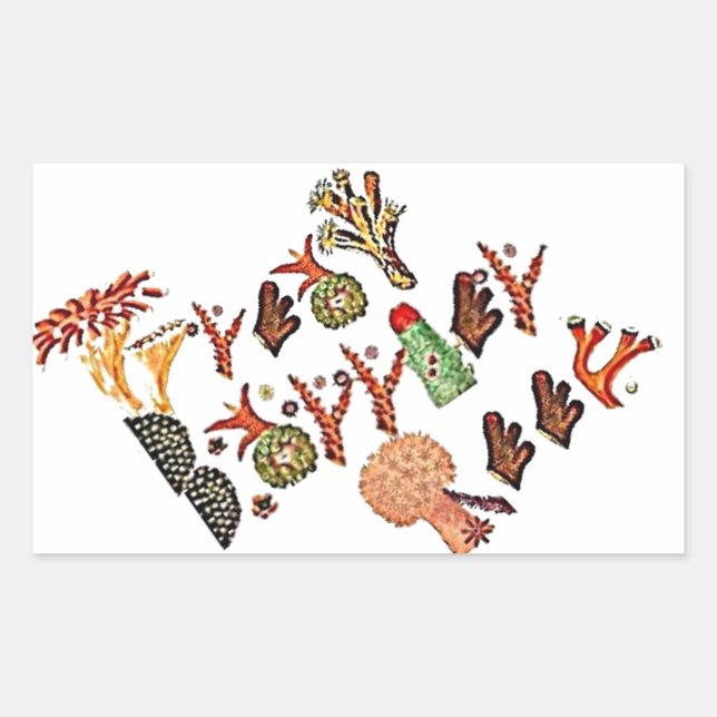 Great Barrier Reef, Coral,  Sticker (Front)