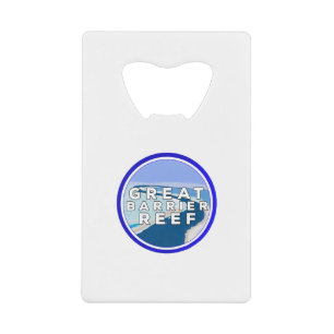 Great Barrier Reef Credit Card Bottle Opener