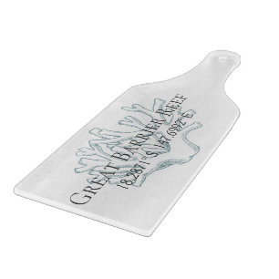 Great Barrier Reef Latitude  Longitude  Cutting Board