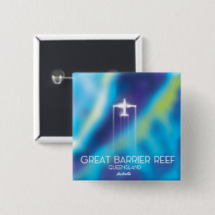 Great Barrier Reef,Queensland, Australia 2 Inch Square Button