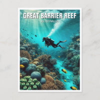 Great Barrier Reef Scuba Diver