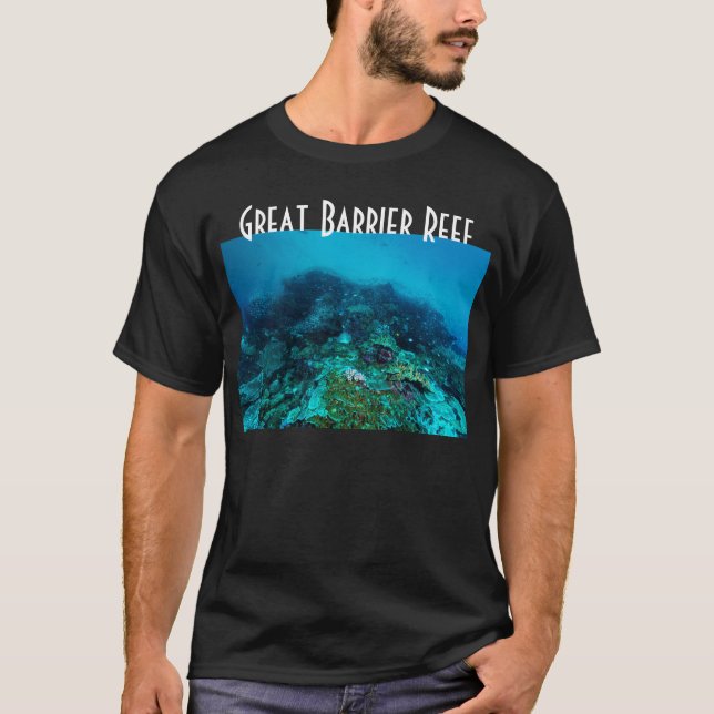 Great Barrier Reef Tropical Fish Coral Sea T-Shirt (Front)