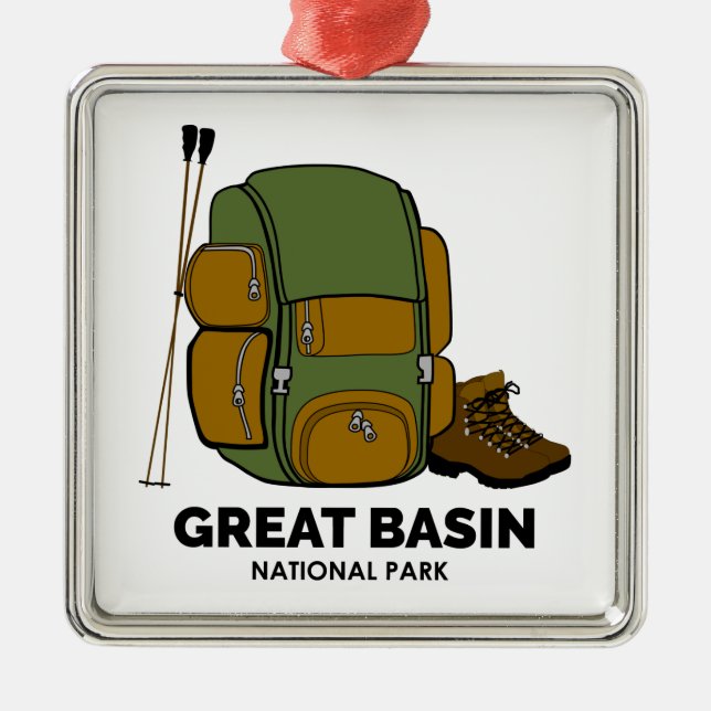 Great Basin National Park Backpack Metal Ornament (Front)