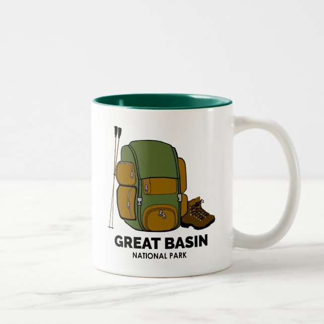 Great Basin National Park Backpack Two-Tone Coffee Mug (Right)