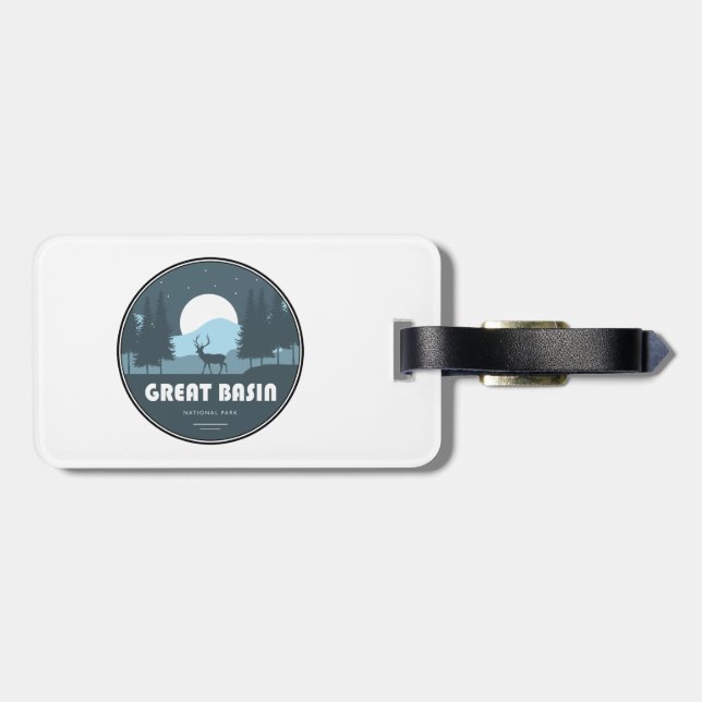 Great Basin National Park Deer Luggage Tag (Back Horizontal)